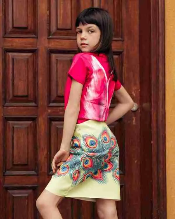 "FUCHSIA WINGS" T-shirt 2081
