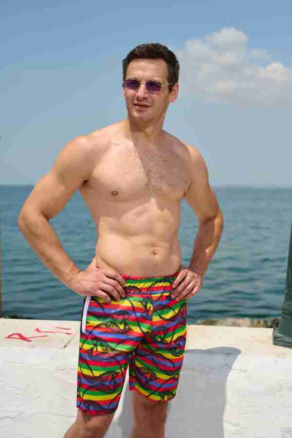 Mens Swim Shorts Hippocampus 1050C